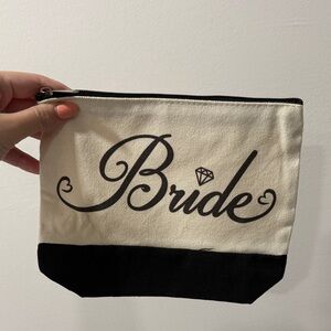 Bride Canvas Pouch